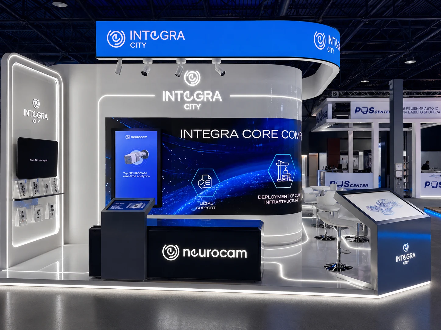 Реализованный выставочный стенд INTEGRA CITY