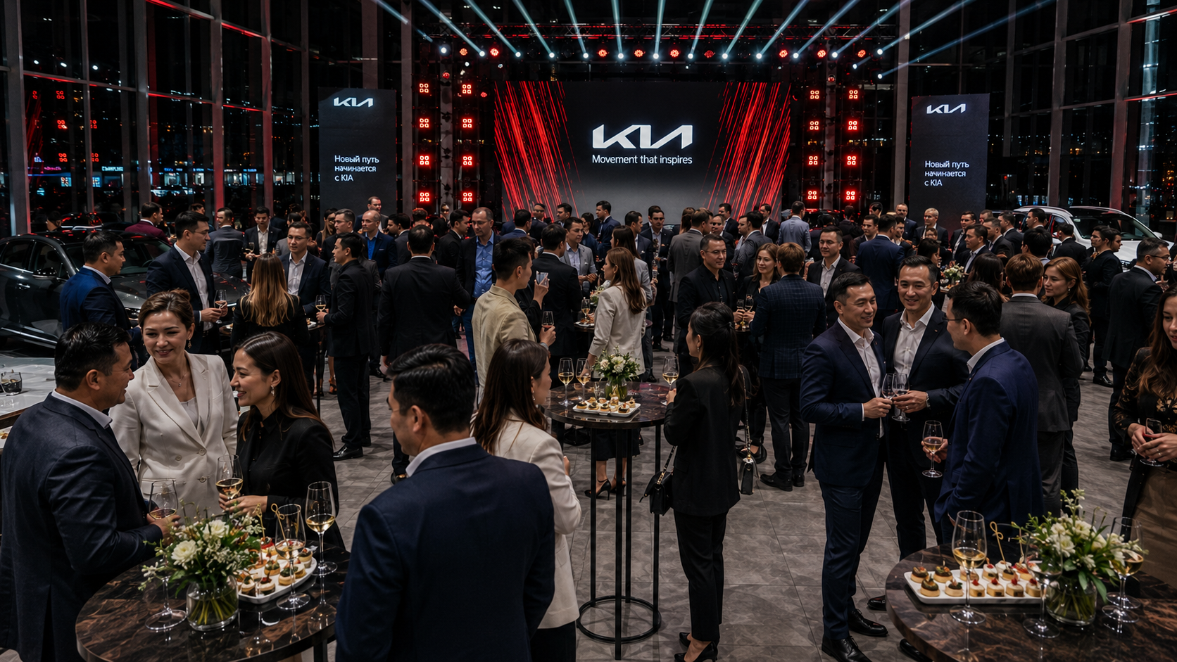 Гости на открытии дилерского центра KIA