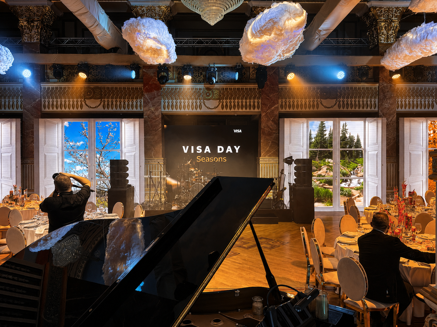 VISA DAY — сцена и музыкальная часть программы