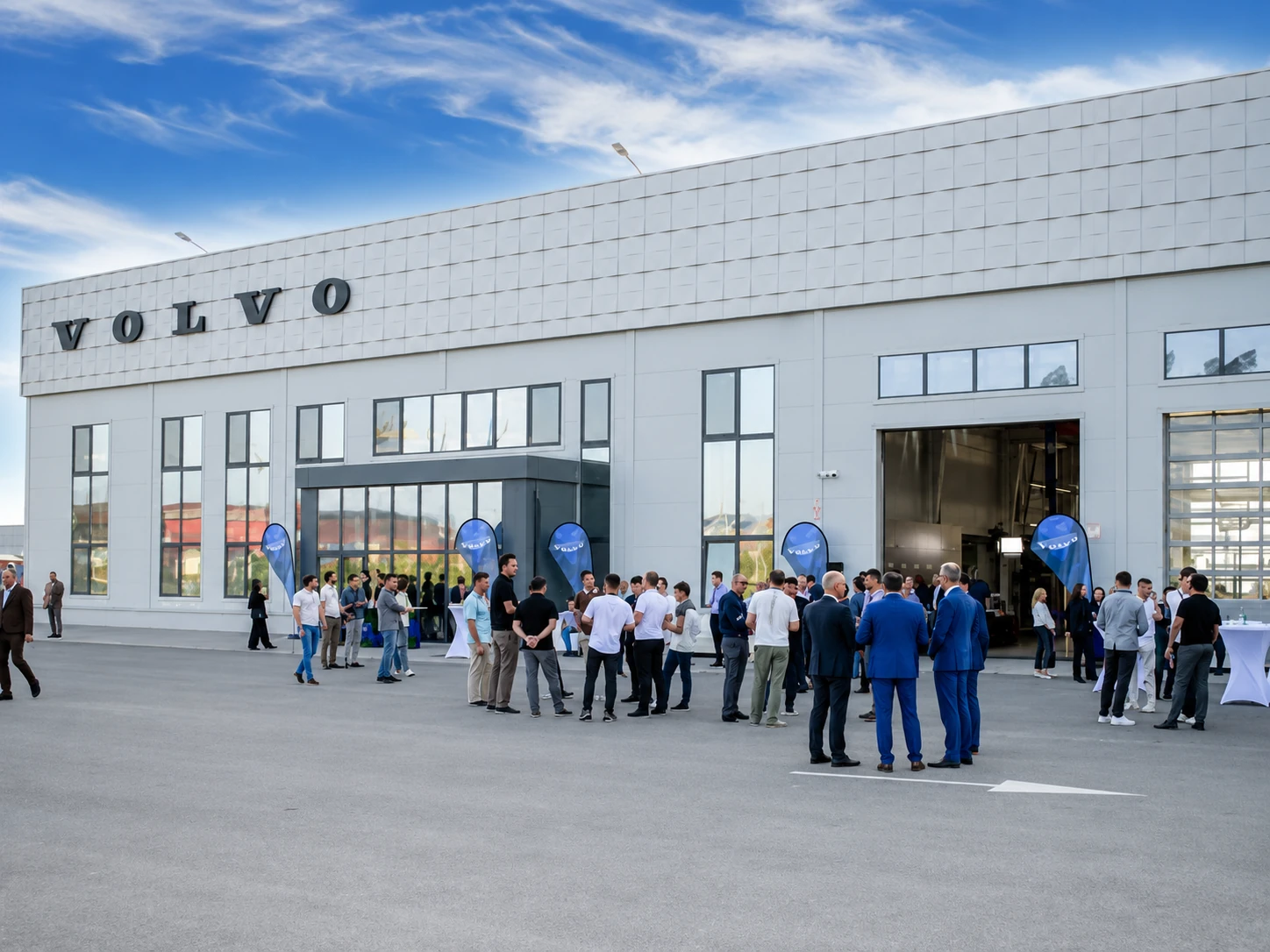 Фасад и входная группа Volvo Trucks