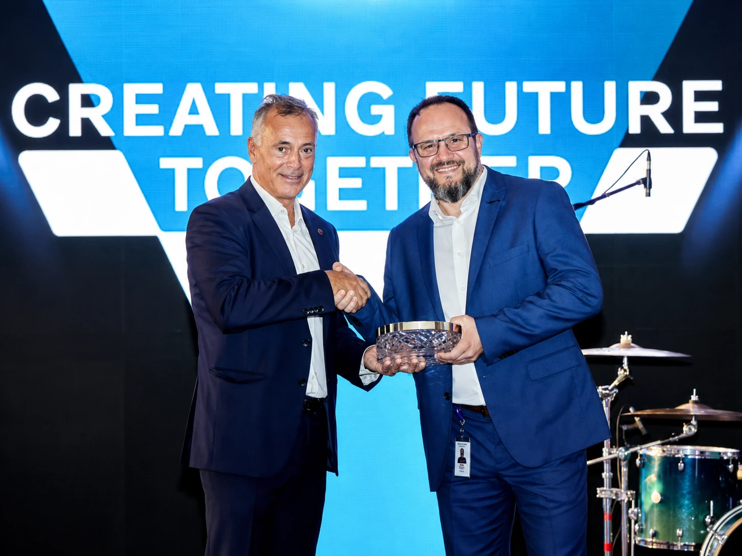 Партнерский момент на открытии Volvo Trucks