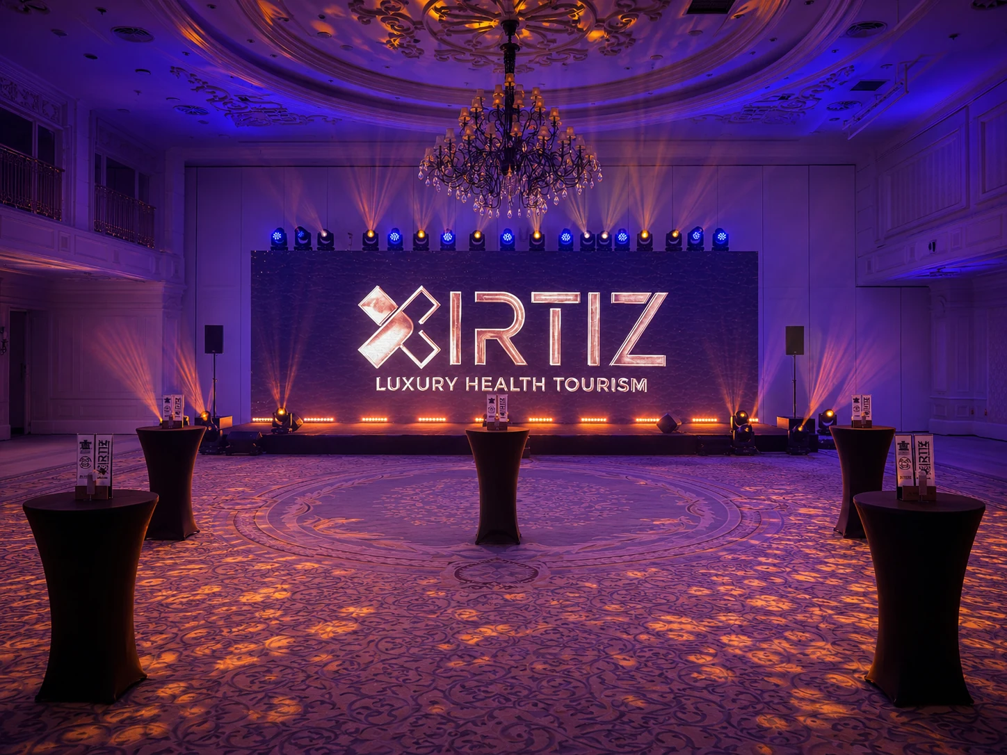 Готовая площадка XIRTIZ до начала мероприятия
