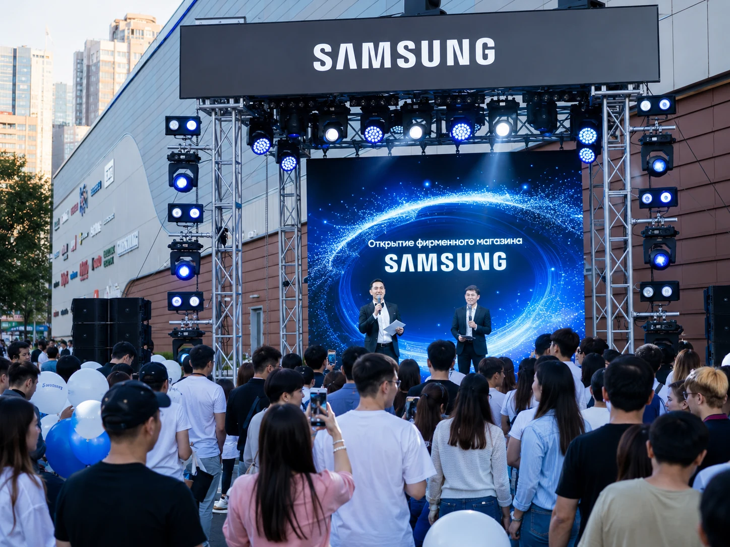 Samsung — Открытие магазина