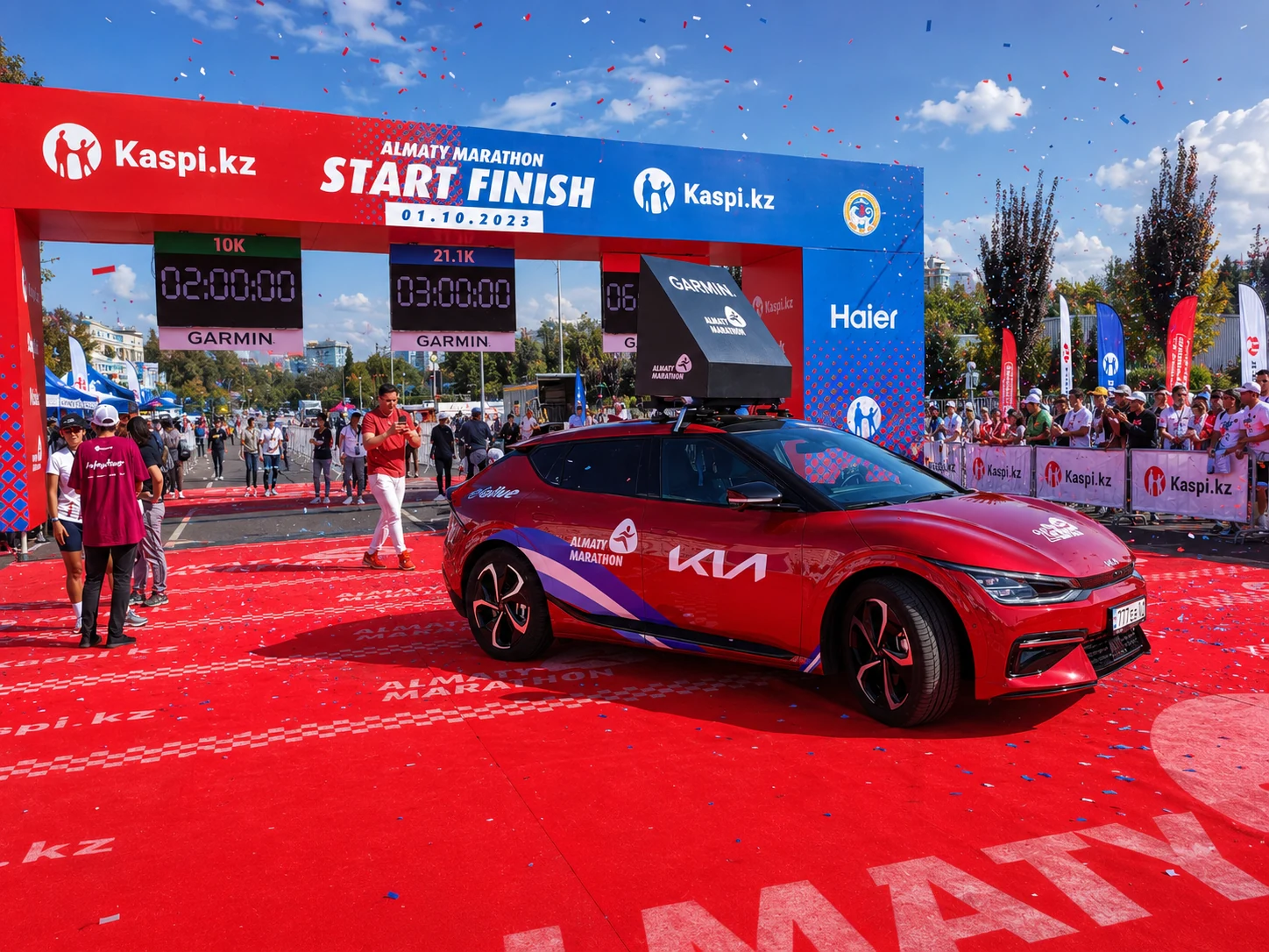 Almaty Marathon старт финиш